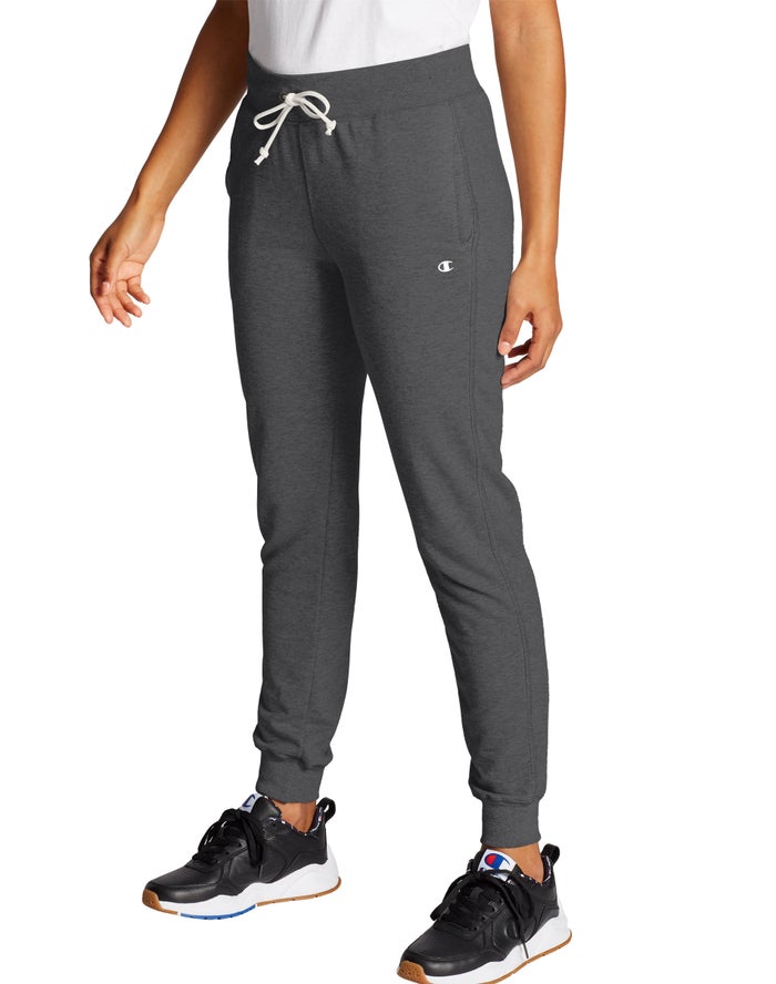 Jogger Champion Mujer - French Terry ( Gris Oscuro ) 4317596-VB